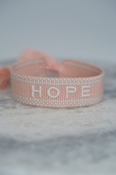 Statement Armband HOPE rosa