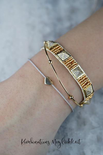 Statement Armband RIVETTO gold