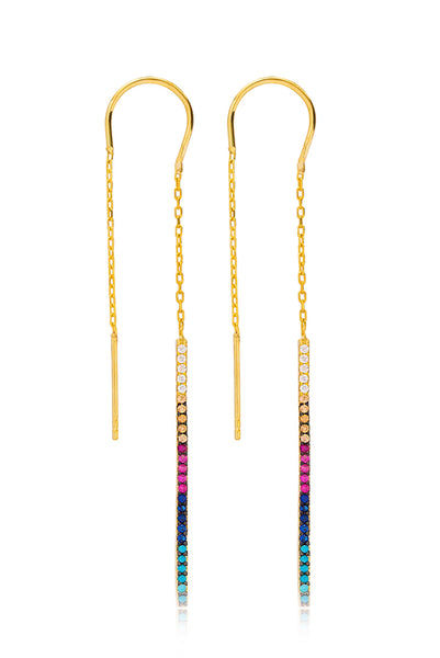 Ohrhänger RAINBOW gold