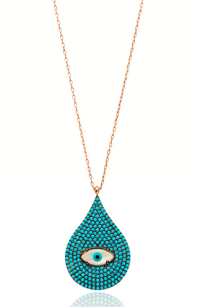 Kette MAGIC BLUE EYE türkis-gold