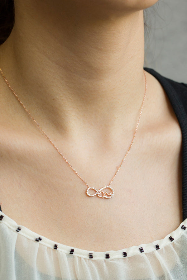 Kette INFINITY & LOVE gold