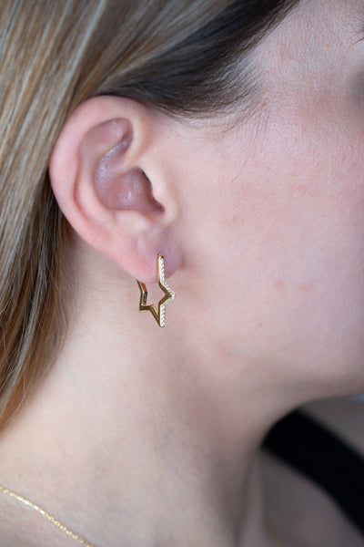 Ohrstecker STAR gold